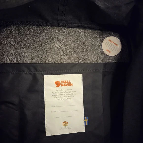 NWT Fjallraven Kanken 17"  Laptop Backpack Black - Picture 10 of 11